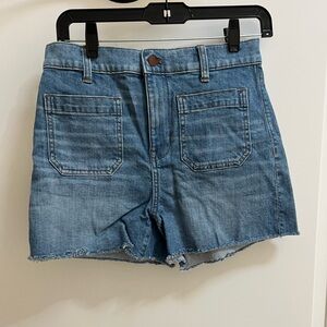 Madewell High Rise Denim Shorts